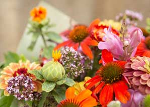 Worskhop bouquet tying