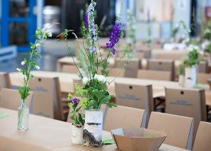 Building and decorating a cardboard chair