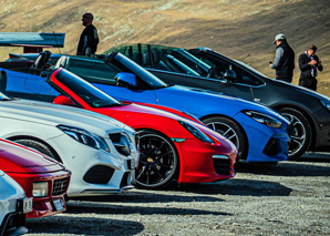 Tour des cols en voiture de sport