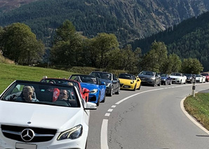 Tour des cols en voiture de sport