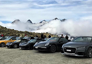 Tour des cols en voiture de sport