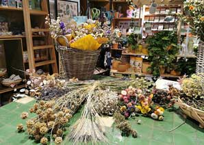 Atelier de fleurs séchées